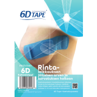 6D Tape rinta-arpi ja -turvotus 2 kpl 