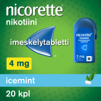 Nicorette Icemint 4 mg 20 kpl imeskelytabletti