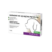 ANTHELMIN VET 175/504/525 mg 2 fol tabl