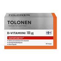 Tolonen D-Vitamiini 100 mcg 60 kaps