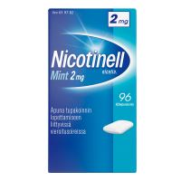 Nicotinell Mint 2 mg 96 kpl lääkepurukumi