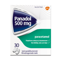 PANADOL 500 mg 30 fol tabl, kalvopääll