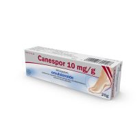 CANESPOR 10 mg/g 20 g emuls voide