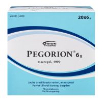 PEGORION 6 g 20x6 g jauhe oraaliliuosta varten, annospussi