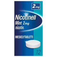 NICOTINELL MINT 2 mg 12 fol imeskelytabl