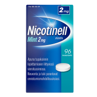 NICOTINELL MINT 2 mg 96 fol imeskelytabl