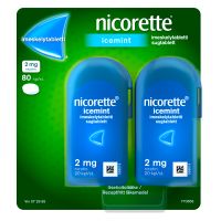Nicorette Icemint 2 mg 80 imeskelytablettia