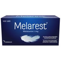 Melarest Melatoniini nieltävä 100 tabl 1 mg