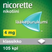 Nicorette 4 mg 105 kpl lääkepurukumi