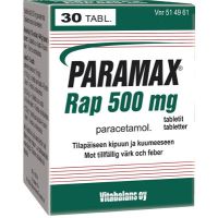 PARAMAX RAP 500 mg 30 kpl tabl