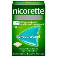 Nicorette 2 mg 105 kpl lääkepurukumi