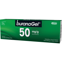 BURANAGEL 50 mg/g 100 g geeli