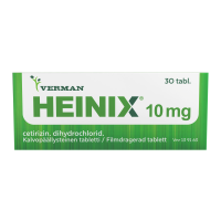 HEINIX 10 mg 10 fol tabl, kalvopääll