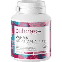 Puhdas+ Vahva B-12 vitamiini 1 mg  60 vegekaps