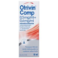 OTRIVIN COMP 0,5/0,6 mg/ml 10 ml nenäsumute, liuos Freepod-pumppu