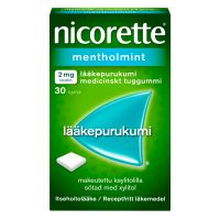 Nicorette Mentholmint 2 mg 30 kpl lääkepurukumi