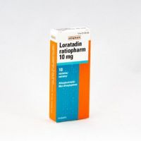 LORATADIN RATIOPHARM 10 mg 10 fol tabletti