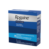ROGAINE 50 mg/ml 60 ml liuos iholle 2 annostelijaa