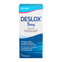 DESLOX 5 mg 100 fol tabl, kalvopääll