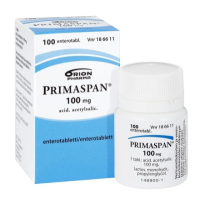 PRIMASPAN 100 mg 100 kpl enterotabletti