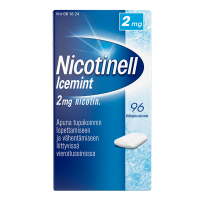 Nicotinell Icemint 2 mg 96 kpl lääkepurukumi
