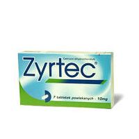 ZYRTEC 10 mg 30 fol tabl, kalvopääll