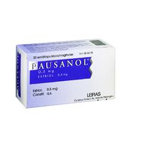 PAUSANOL 0,5 mg 20 fol emätinpuikko