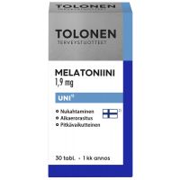 Tolonen melatoniini 1,9mg 30 fol tabl