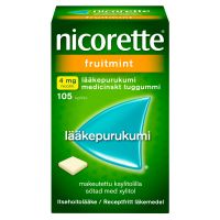 Nicorette Fruitmint 4 mg 105 kpl lääkepurukumi