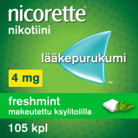 Nicorette Freshmint 4 mg 105 kpl lääkepurukumi