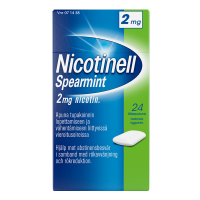 Nicotinell Spearmint 2 mg 24 kpl lääkepurukumi
