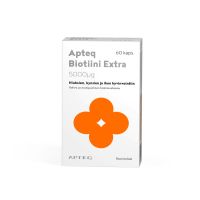Apteq Biotiini Extra 5000 mikrog 60 kaps
