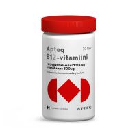 Apteq B12 metyylikobalamiini 1000 mikrog 30 tabl