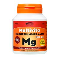 Multivita Magnesiumsitraatti+B6 150mg 90 tabl