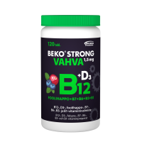 Beko Strong B12 VAHVA 1,5 mg 120 purutabl mustikka-karpalo