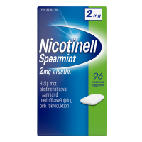 Nicotinell Spearmint 2 mg 96 kpl lääkepurukumi