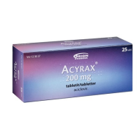 ACYRAX 200 mg 25 fol tabl