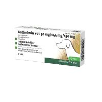 ANTHELMIN VET 50/144/150 mg 2 fol tabl