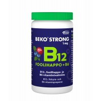 Beko Strong B12+Foolihappo+B6 170 purutabl mustikka-karpalo