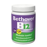 Bethover B12-vitamiini+Foolihappo 150+20 tabl