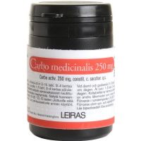 CARBO MEDICINALIS 250 mg 50 kpl tabl