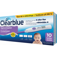 Clearblue digitaalinen ovulaatiotesti 10 kpl kahden hormonin tasot