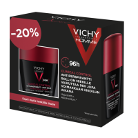 Vichy Homme Antiperspirantti 96h Clinical Control 50 ml Tuplapakkaus