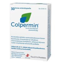 COLPERMIN 187 mg 30 fol enterokaps, kova