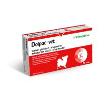 DOLPAC VET TABLETIT PIENILLE KOIRILLE 40,06/9,99/10 mg 10 fol tabl 1-6 kg