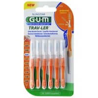 Gum Trav-Ler väliharja 0,9 mm oranssi 6 kpl 1412g
