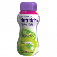 Nutridrink Juice Style 4x200 ml neste täydennysravintovalmiste omena