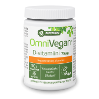 OmniVegan D-vitamiini 75 mikrog 60 kaps