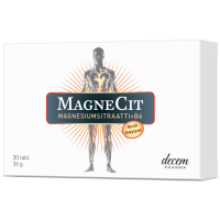 Magnecit 30 tabl magnesiumsitraatti + b6-vitamiini