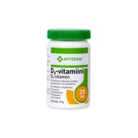 APTEEKKI D3-Vitamiini 20 mkg 100 tabl.